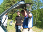 Noe overrasket ?, godt � ha en fast og fin Break-bakluke � st�tte seg til...