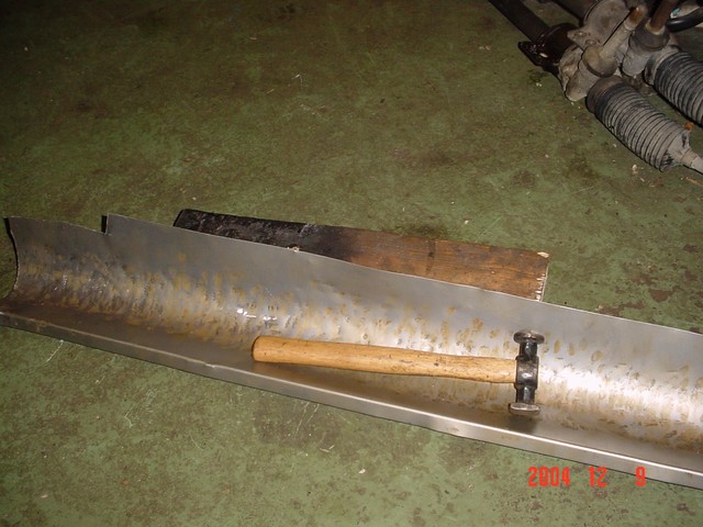 Noe forming m�tte gj�res p� gulvet.
