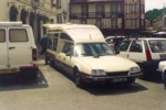 I byen Honfleur, ett av sine f�rste �r som sivil.