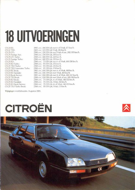 CX-brosjyre 1986 Invitasjon Bakside