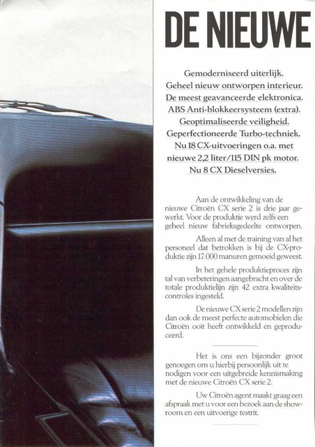 CX-brosjyre 1986 Invitasjon Side 1