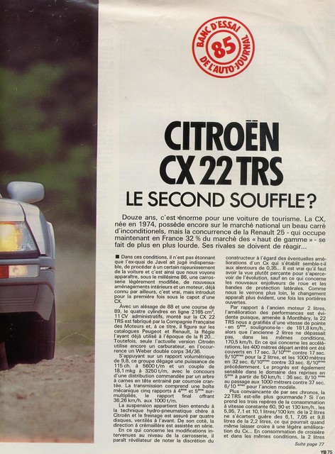 Essai CX 22 TRS 85 2